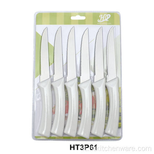 set coltelli da bistecca da cucina chep